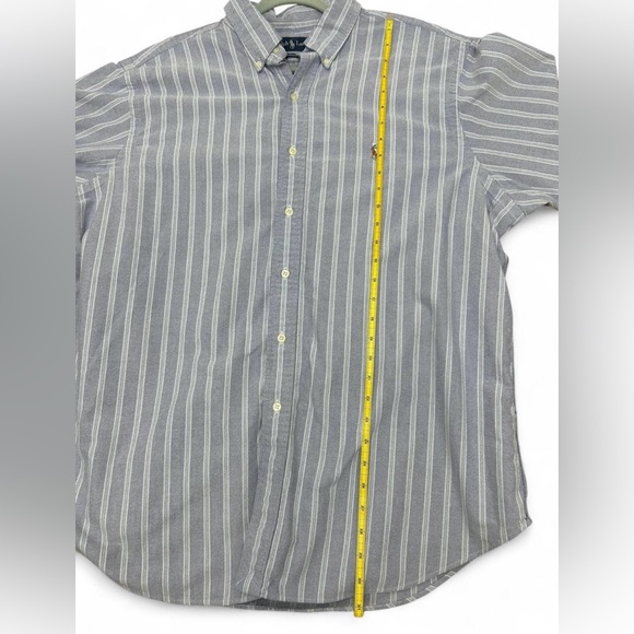 Ralph Lauren Classic Fit Men’s Button-Down Shirt - Size 17.5 34/35 - striped - Picture 3 of 7
